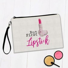 Gift Makeup Bag : First Lipstick Woman For Her Fashionista