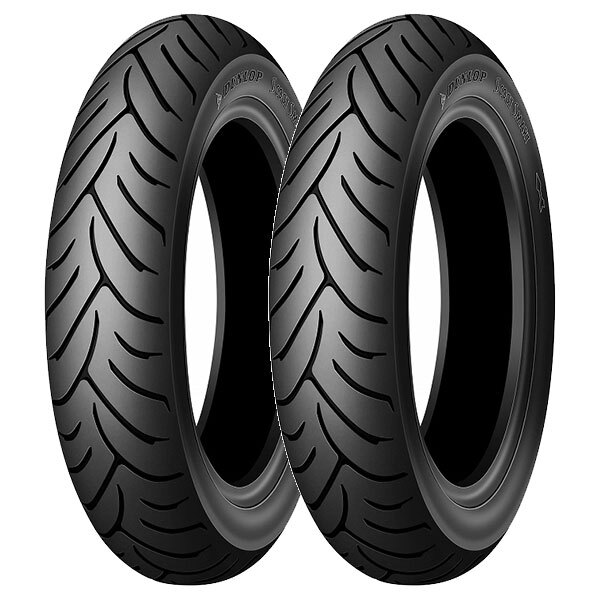 TYRE PAIR DUNLOP 90/100-10 53J + 80/80-16 45P SCOOTSMART