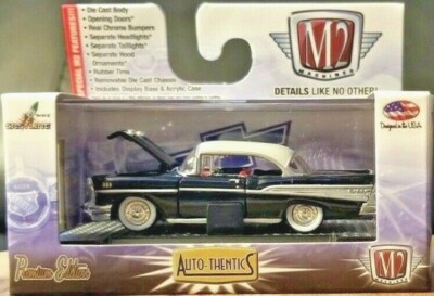 M2 Machines Auto-Thentics 1957 Chevrolet Bel Air- Black R33