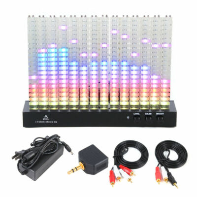 14-segment Spectrum Analyzer LED Level Indicator Music Display Light Column