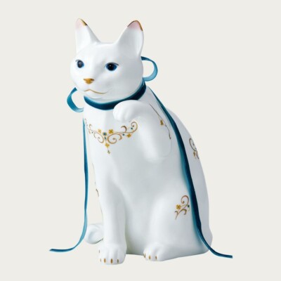 Noritake Figurine Maneki Neko Big size Dream come Arabesque / Cat Days 2023