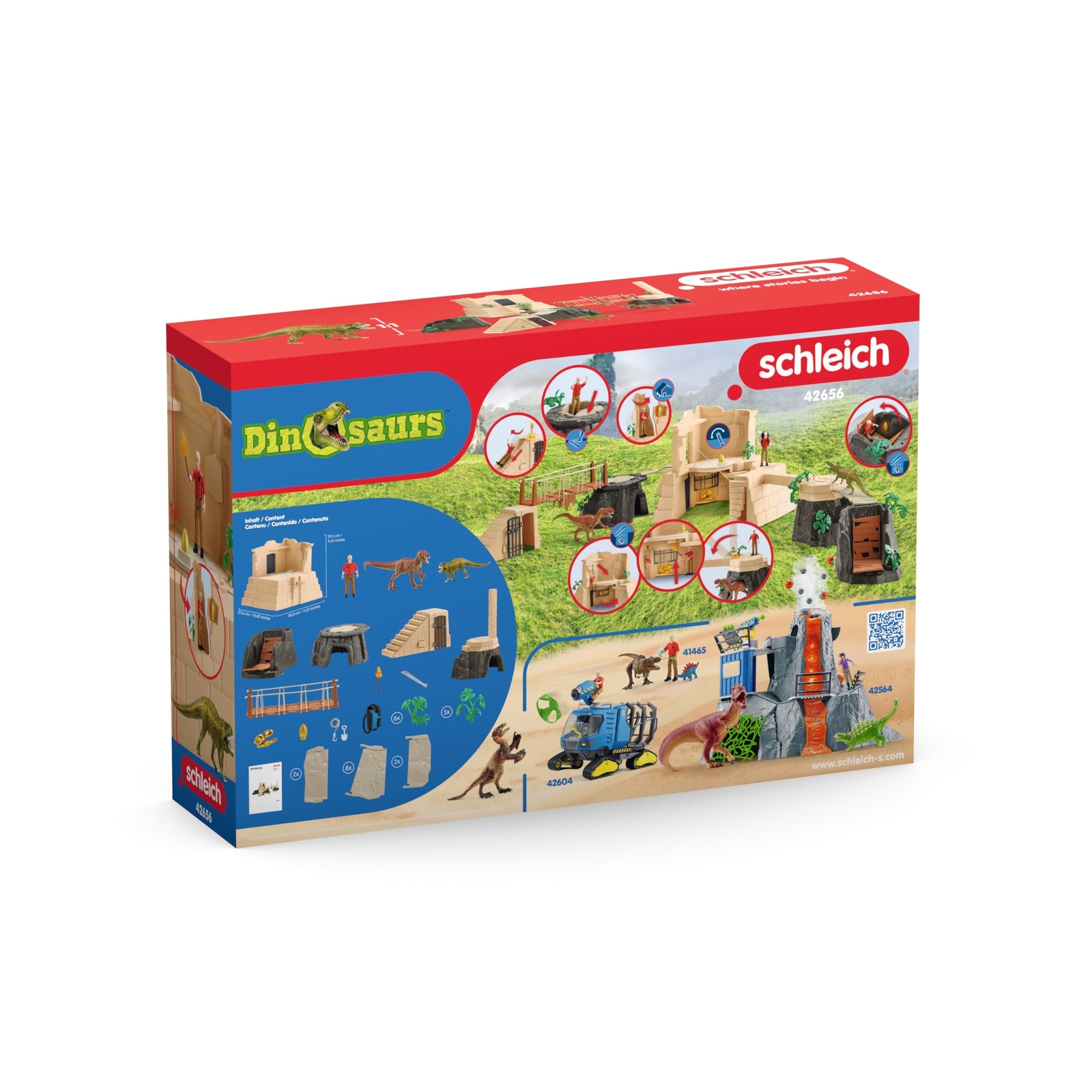 Schleich Conquest of The Dino Temple Mega Set