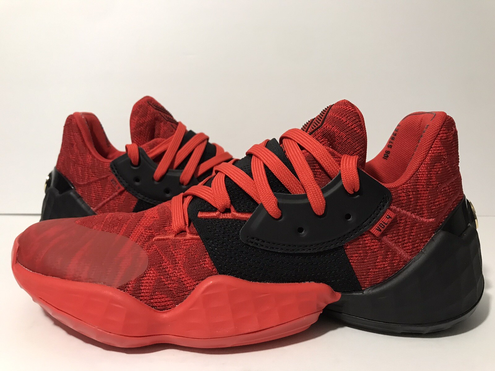 Adidas James Harden Vol.4 Red/Black EF0999 Sz 7
