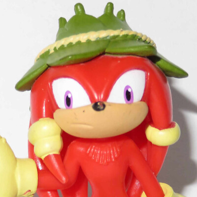 2'' SONIC PRIME GNARLY KNUCKLES THE ECHIDNA HEDGEHOG SPIELZEUGFIGUR FIGUR GEBRAUCHT