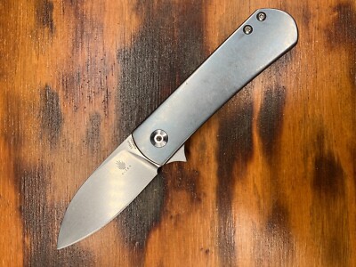 [0118] Kizer Yorkie Ki3525A2 Titanium Folder Linerlock S35VN EDC