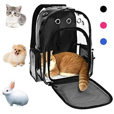 clear animal backpack