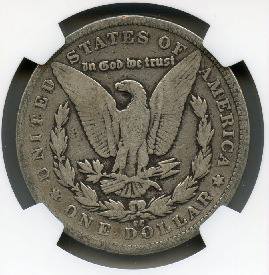 1892 CC Morgan Silver Dollar NGC VG 8 - Image 4 of 4