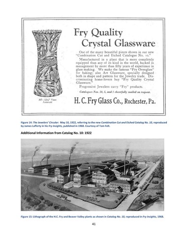 Fry & the Glass of Rochester, PA, vol. 4, H.C. Fry Glass Co., 1921-1933 - Picture 2 of 13