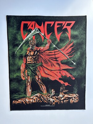 CANCER BACKPATCH RÜCKENAUFNÄHER Patch SADUS DEATH DISMEMBER BENEDICTION AUTOPSY