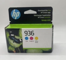 HP 936 Cyan/Magenta/Yellow Standard Yield Ink Cartridges 3pk (6C3Z3LN) Exp 2026+