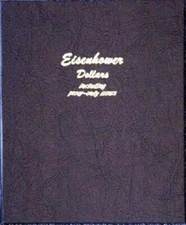 Dansco Album For US Eisenhower Dollar Coins w/ Proofs, 1971-1978 Model 8176 NEW