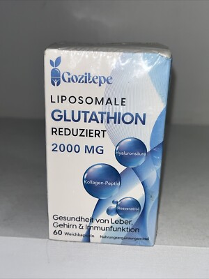 Liposomale Glutathion 2000mg, Sealed, 60 Count