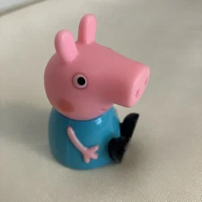 Peppa Pig George The Pig Figure Zag Toys Greenbrier 3” Sitting Toy