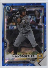 2021 Bowman Chrome Draft Sapphire Edition Nick Gonzales #BDC-16 6u5