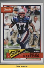 2018 Panini Classics Legends Red Back 266/299 Rodney Harrison #181 READ fm0