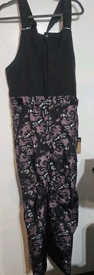 The North Face Herren Freedom Schnee Latzhose Rehkitz grau Schlangenmuster Größe M Reg Neu mit Etikett - Bild 1 von 4