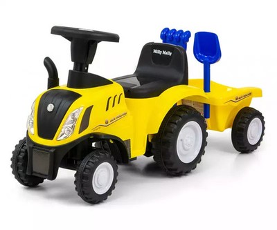 5901761127669 Jeździk Pojazd New Holland T7 Traktor żółty Milly Mally