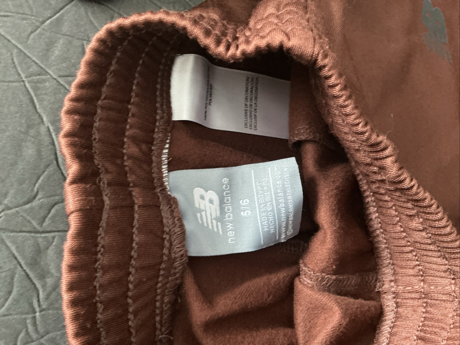 New Balance Kids 3 Piece BROWN Hoodie Tee Jogger Set, Size 5/6, NWOT thumbnail 9