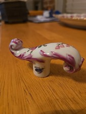 Antique porcelain vintage cane topper parasol handle mid 1900s