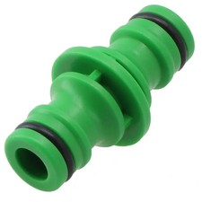 2 Way Garden Hose Connector 1/2" Double Male Joiner Tap Pipe Adaptor UK
