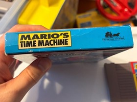 Mario's Time Machine Nintendo Authentic w/ Box NES See Pics!