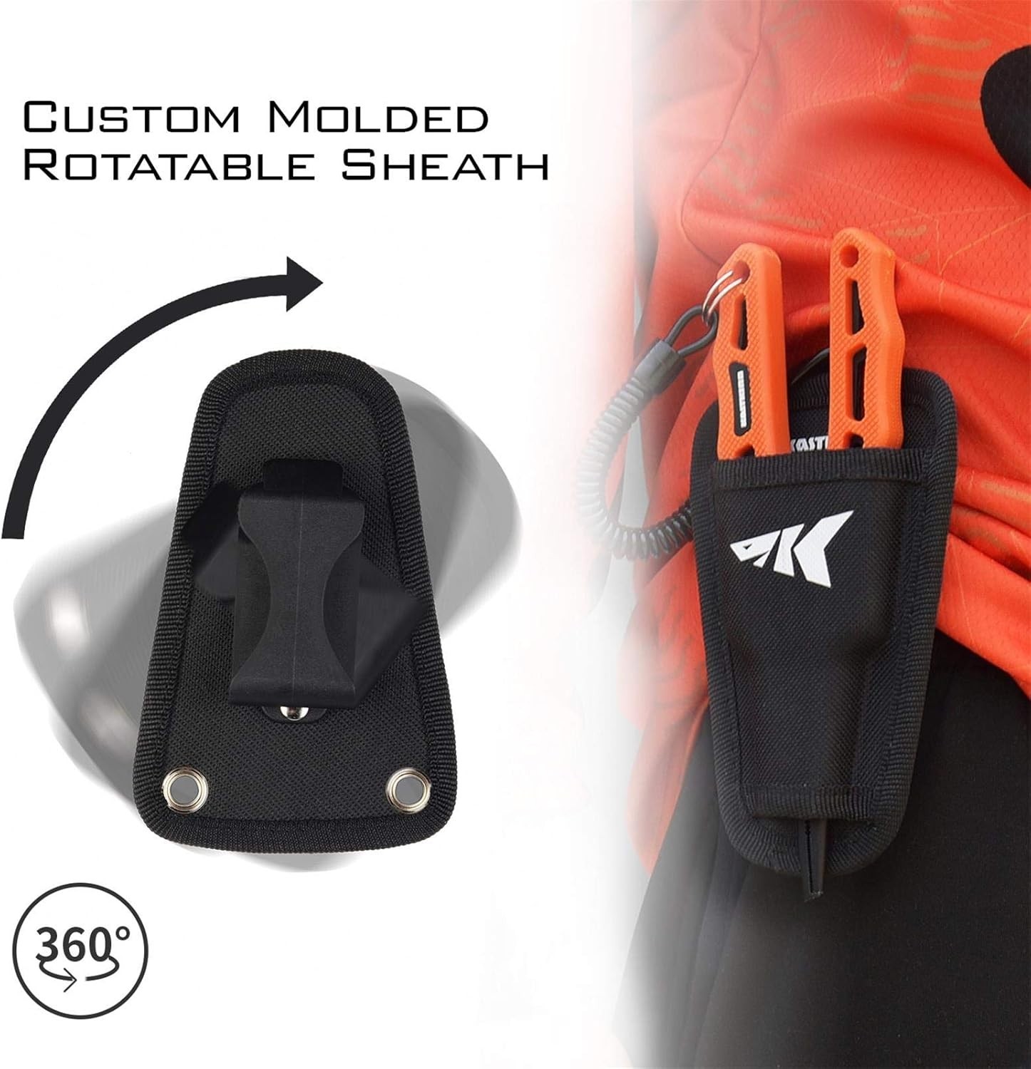 Cutthroat 7 inch Fishing Split Ring Pliers, 420 Stainless Steel Fishing Tools...