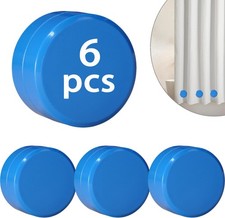 Shower curtain magnetic weight clips