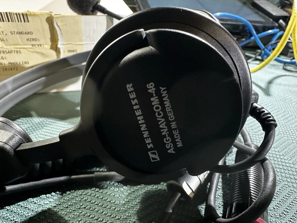 SENNHEISER гарнитура микрофон ASG-NAVCOM-46 военного радио тактический открытая коробка! - Изображение 4 из 4