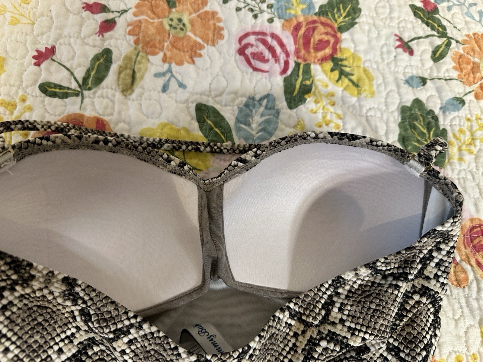 Tommy Bahama Desert Python Twist Front Bandeau Se… - image 6