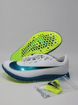 Nike Triple Jump Elite 3 White Green Jumping Spikes HV6425-100 Men s Size 9 New