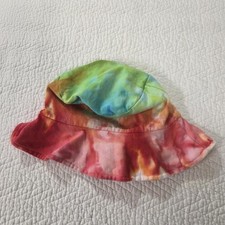 Tie-Dye Cotton Bucket Hat Multicolor Made in USA