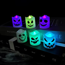 6 pcs LED candle halloween decoration outdoor Indoor