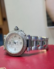 Cartier Pasha 2378 38mm Custom Diamond Bezel Automatic Watch 10