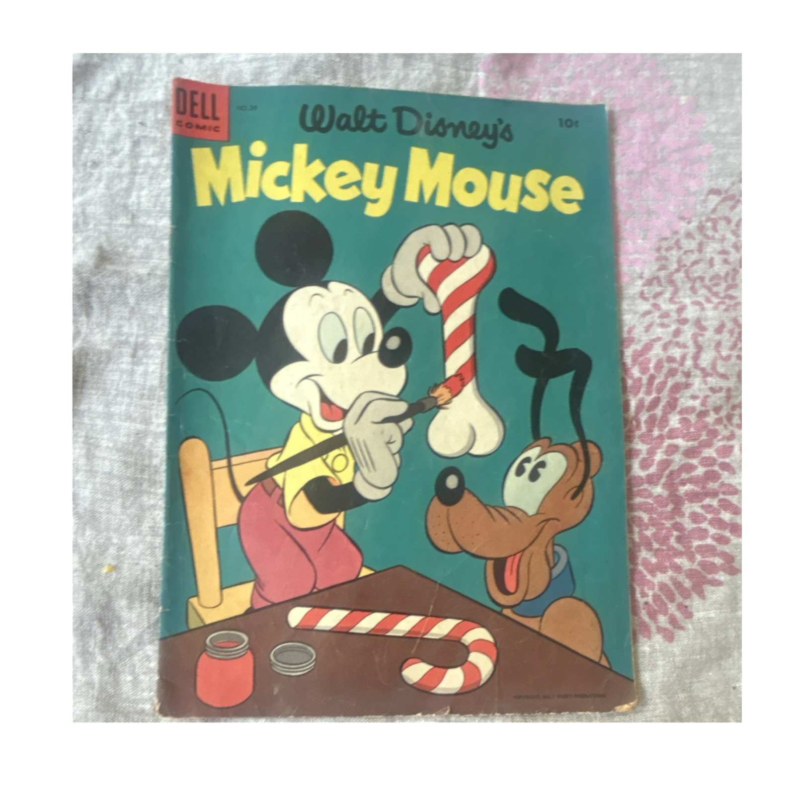 Walt Disney's Mickey Mouse #39 Dell Comics Golden Age Color Single Issue English