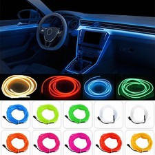 Car Interior Atmosphere Lighting LED Strip - Flexible DIY Ambient Light, USB Cig