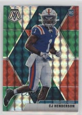 2020 Panini Mosaic Rookies Choice Red and Green Prizm CJ Henderson #246 2r7