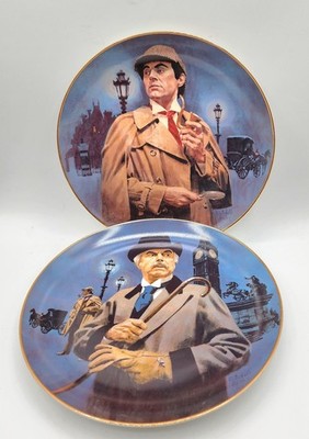 Watson & Holmes 1983 Signature Collectible Plates Mitchell Hooks Timeless Themes