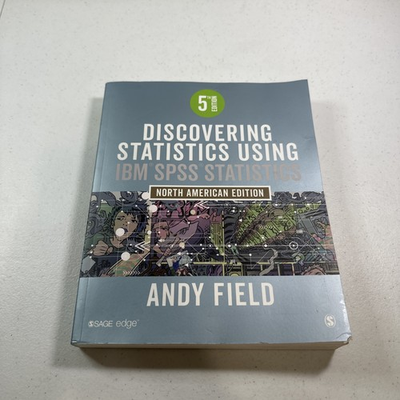 #ad Discovering Statistics Using IBM SPSS Statistics: North American Edition $69.99