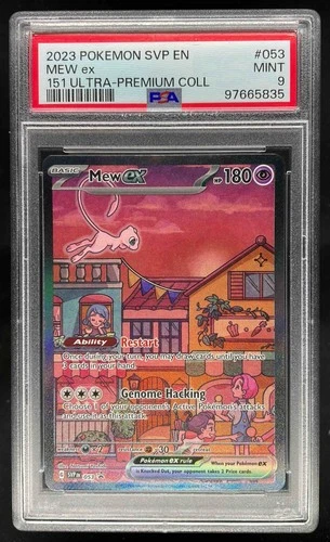 2023 Pokemon S&V Black Star Promos Mew ex PSA 9 Mint #053