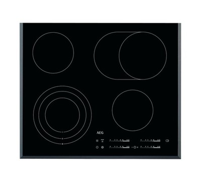 AEG HK654070FB Autarkes Kochfeld / Slider-Bedienung / 59 cm / Facetten-Design