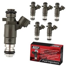 Set of 6 Fuel Injectors 166005L700 FJ653 Replacement Compatible with Infiniti