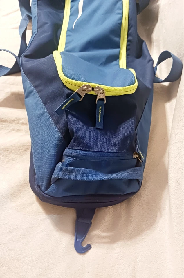 Bolsa de taco nova com etiquetas Nike MVP Edge equipamento de beisebol softbol azul verde neon - Imagem 4 de 4