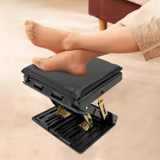 Foot Rest Stool Ergonomic Adjustable Height Under Desk Car Comfort Footstool