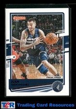 2020-21 Donruss #160 Juancho Hernangomez Press Proof Purple #/199