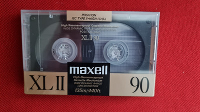 Audiokassetten  Maxell XL II 90   Tapedeck Music Cassette 1 Stk! OVP! Rar