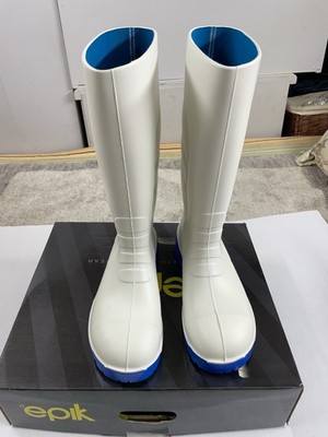 epik steel toe rubber boots in new condition  size