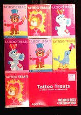 Valentines Kids Temporary Tattoos 9 packs Cards of 4 New Sealed New