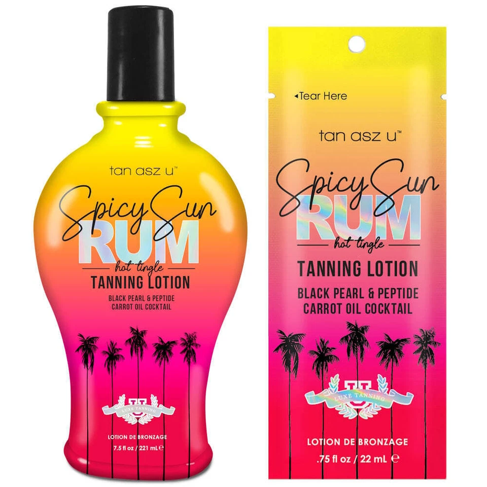 TAN INC Tan Asz U Spicy Sun Rum Hot Tingle Sunbed Tanning Cream