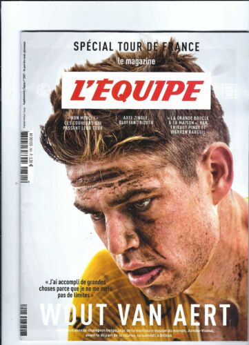 L'EQUIPE MAGAZINE-01 JUILLET 2023-Spécial TOUR DE FRANCE : Wout VAN AERT - Zdjęcie 1 z 1