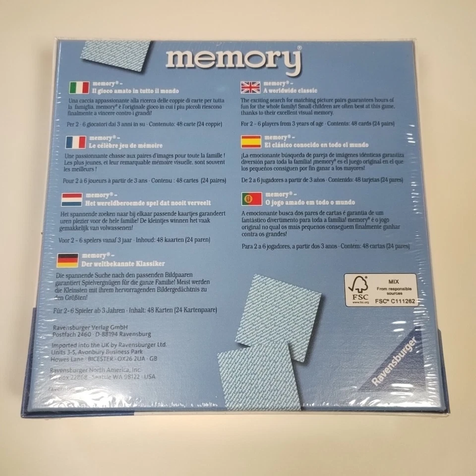 Harry Potter Mini Memory Card Game Ravensburger - Brand New & Sealed - Image 2 of 4